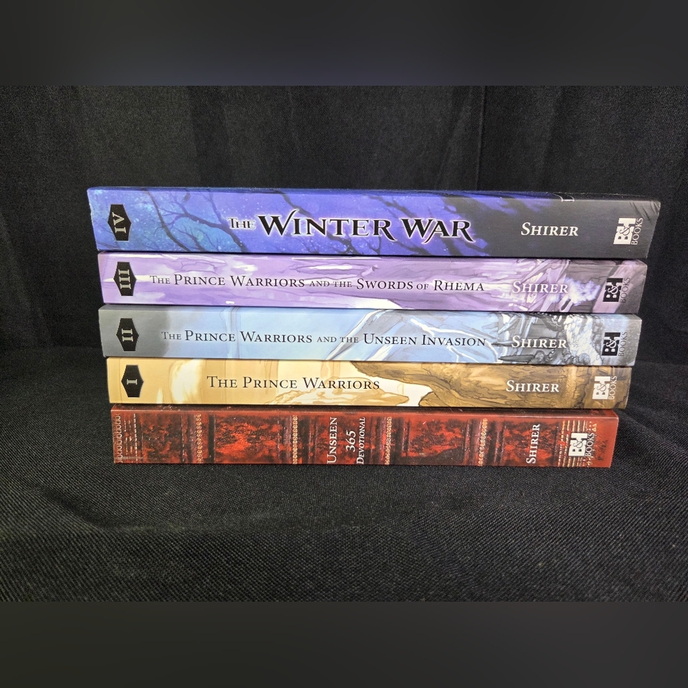 Brand New Prince Warriors Set Of 4 & 365 Unseen Devotional